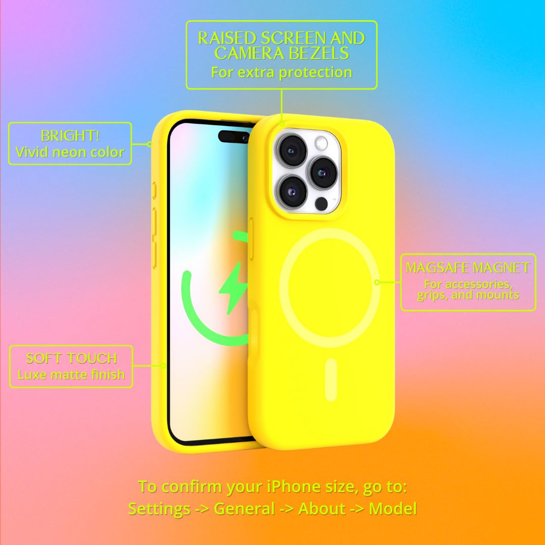 BALLON iPhone 16 Pro Max ケース イエロー FELONY CASE for Apple iPhone 16 Pro Max Case - MagSafe Phone Case